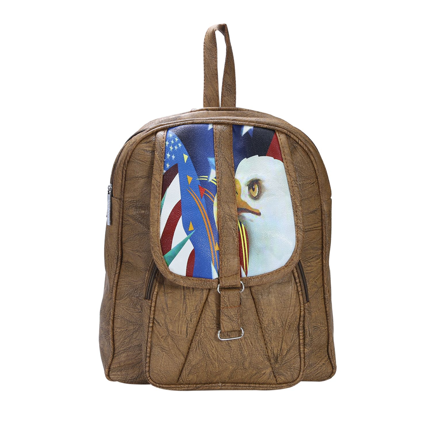 Desence Brown Canvas Cloth Backpack - Buy Desence Brown ...