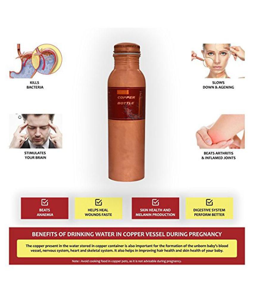 Buy Tiwaritraders Copper Water Bottle 1000ml Online at Best Price in India  - Snapdeal