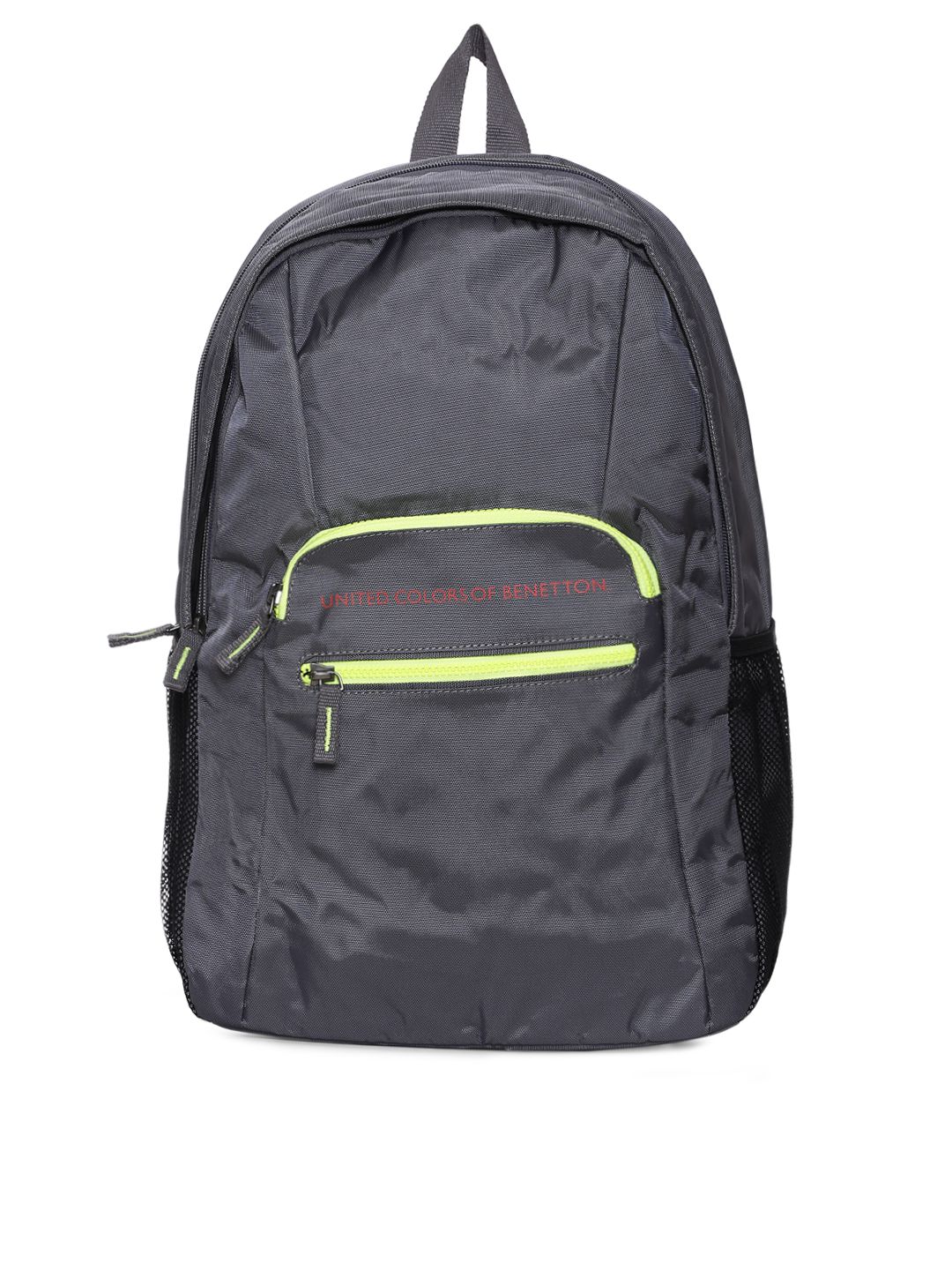 United Colors of Benetton Grey Backpack - Buy United Colors of Benetton ...