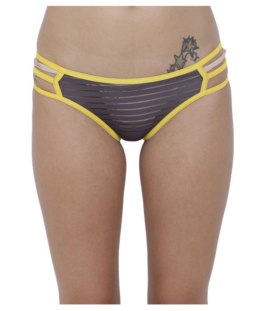     			BASIICS by La Intimo Polyester Bikini Panties