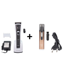 Kemei Kemei KM-6166 and KM-6619 Nose Trimmer ( White )