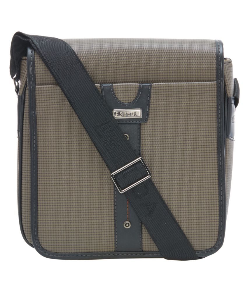 matty polyester sling bag