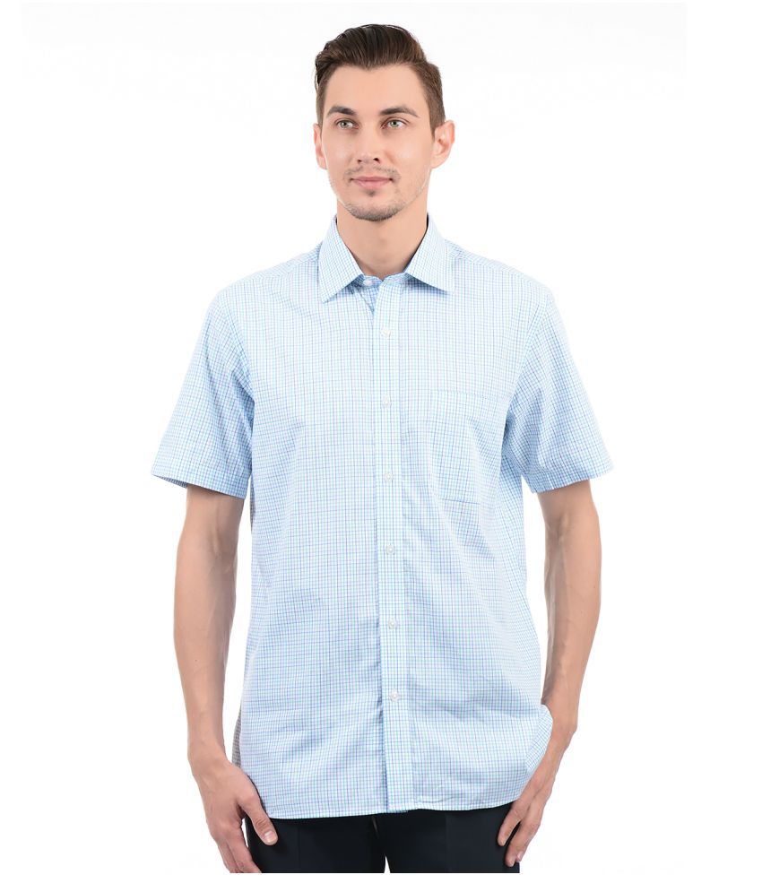 Arrow Blue Regular Fit Shirt - Buy Arrow Blue Regular Fit Shirt Online ...