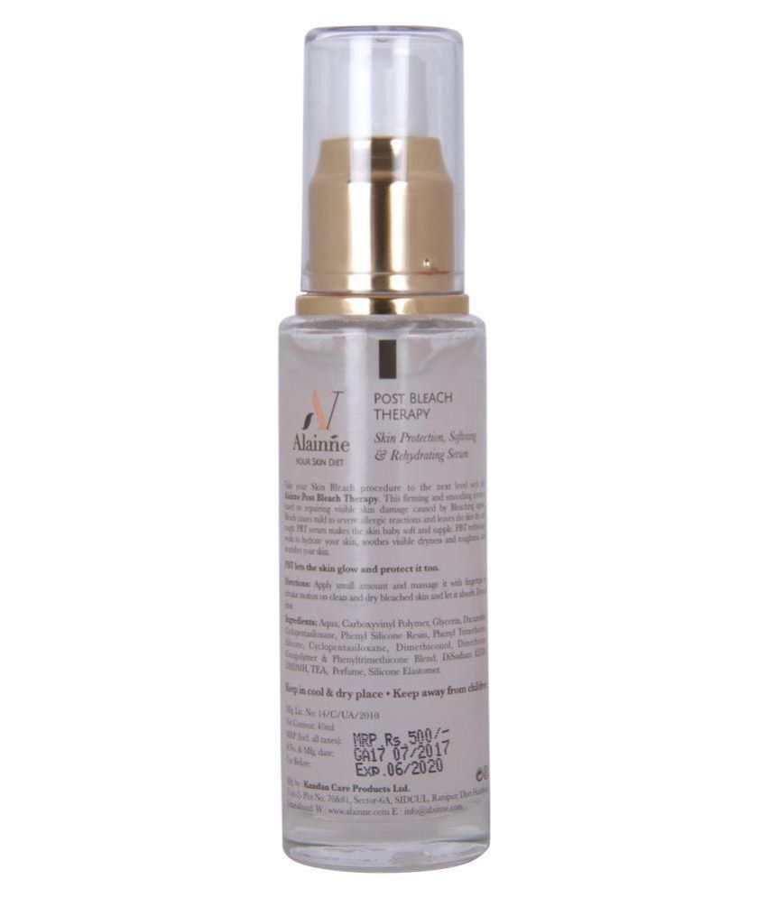 Alainne Post Bleach Therapy re-hydrating Body Face Serum 40 gm: Buy ...