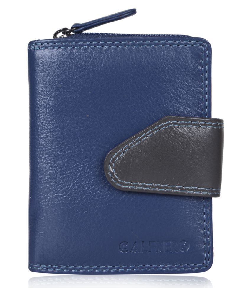     			Calfnero Blue Wallet