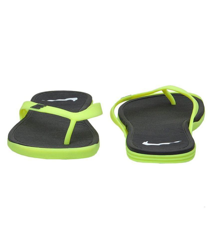 nike black daily slippers