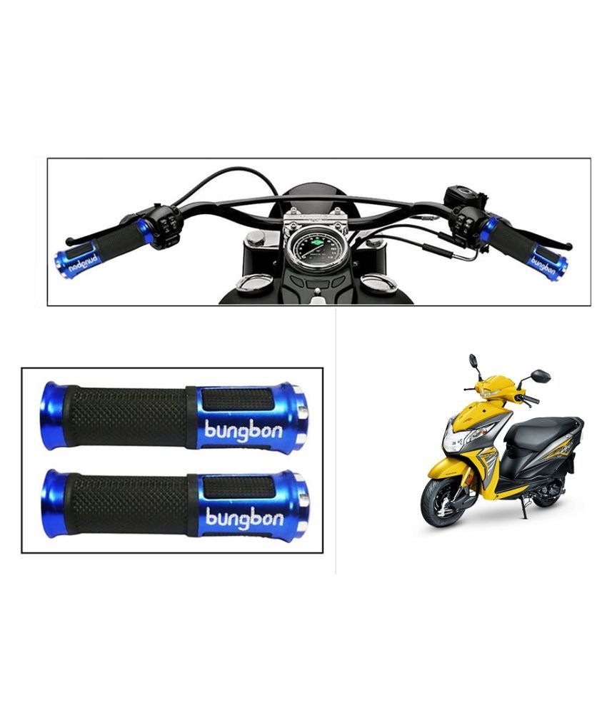 Autonity Bungbon Motorcycle handle Grip Bike Grip Cover Blue For Honda