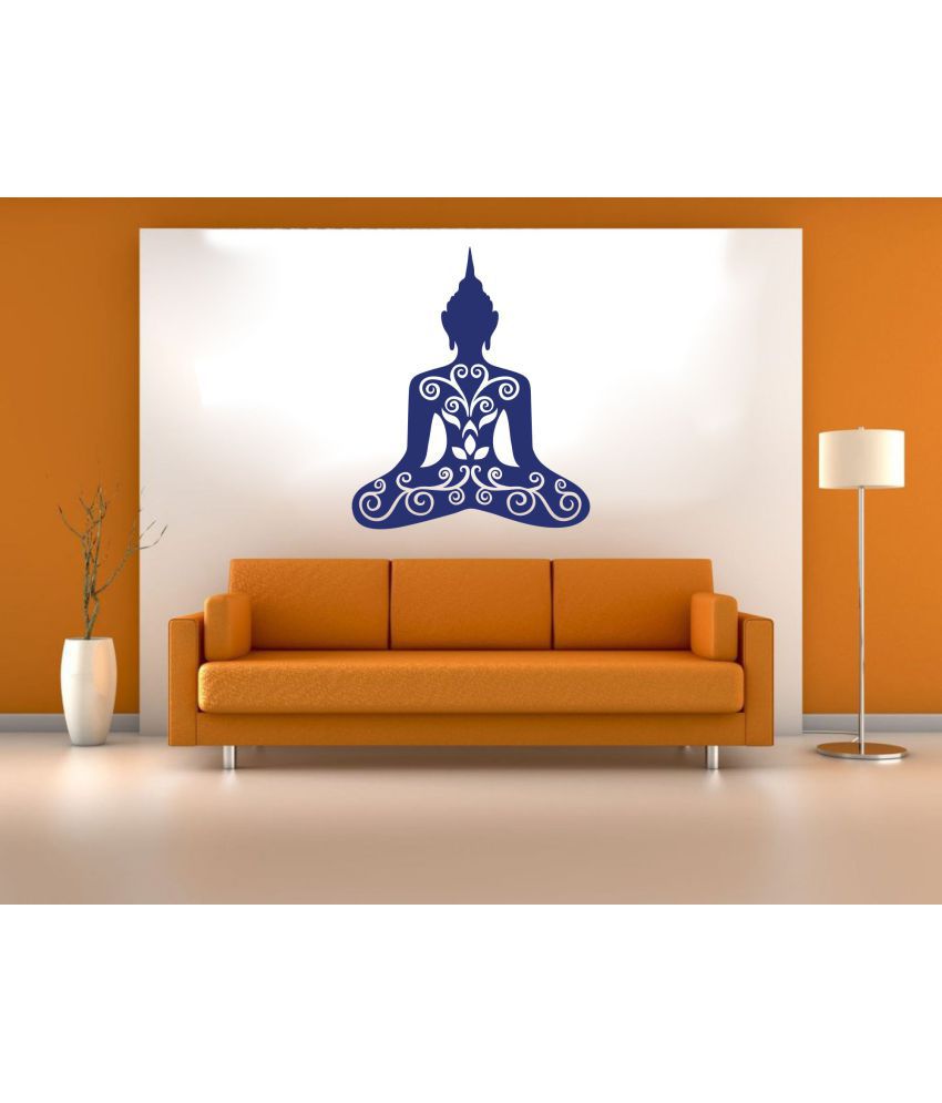     			Sticker Studio Sittind lord budha Religious & Inspirational Theme PVC Sticker