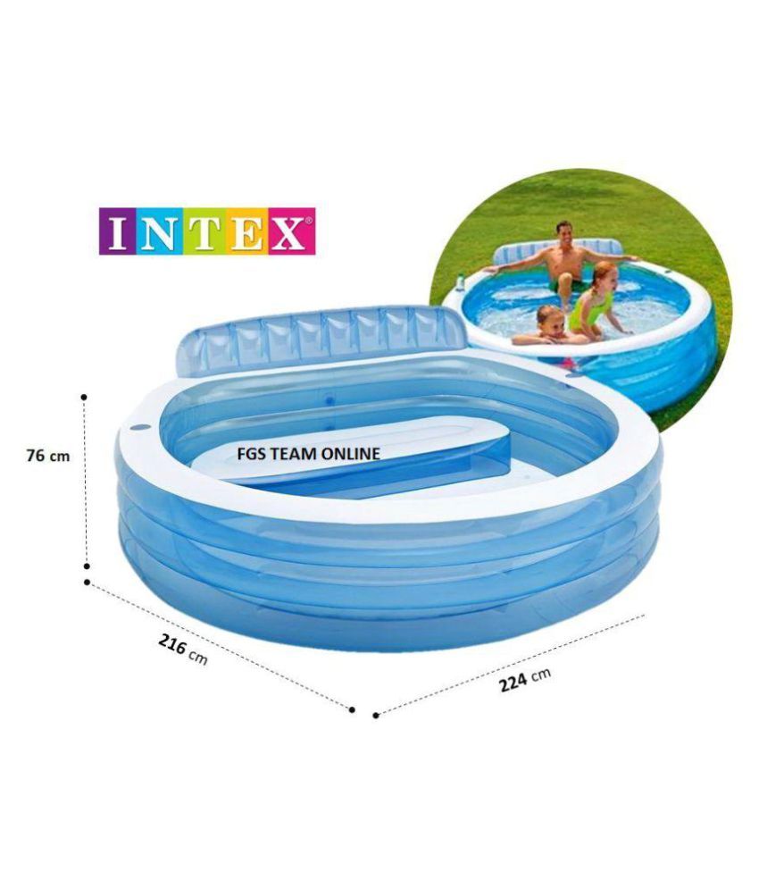 intex inflatable family pool