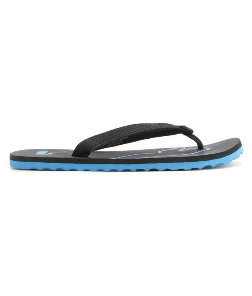 puma colaba black flip flop