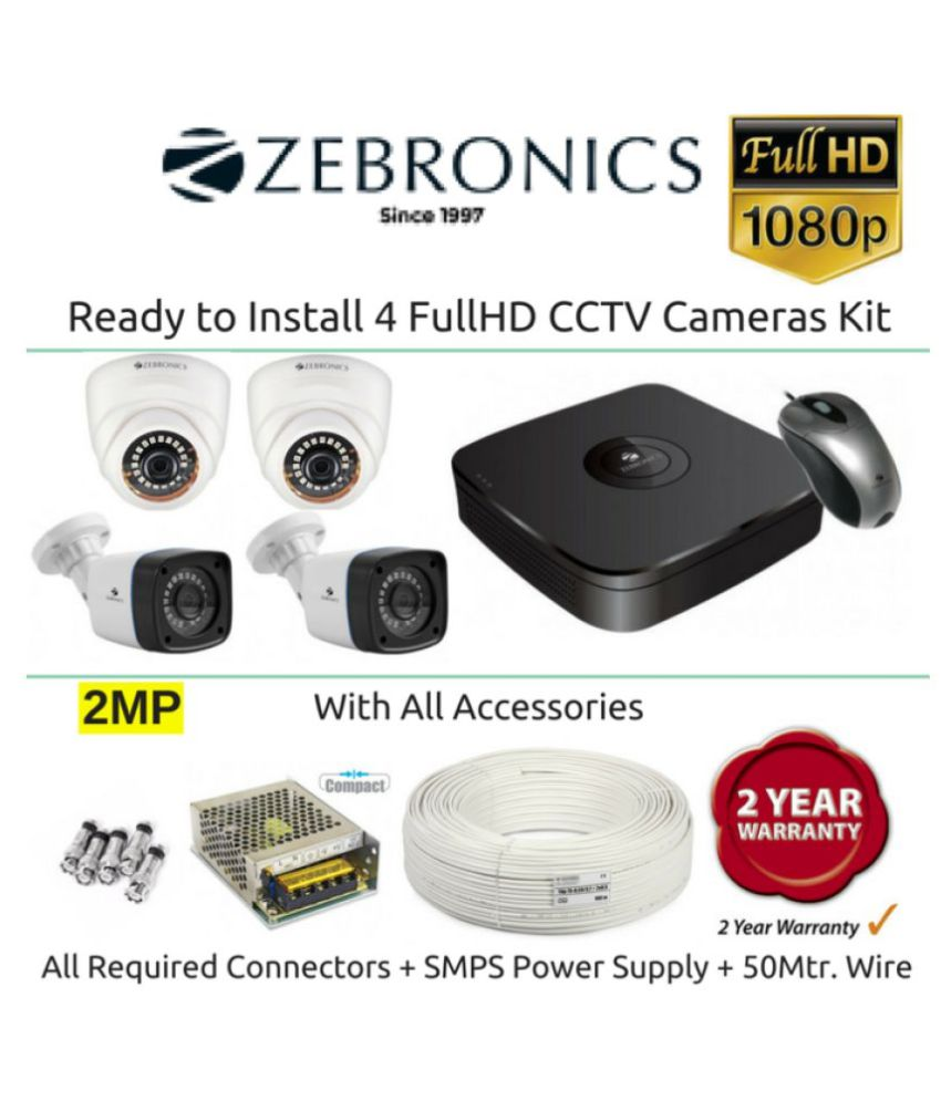 zebronics camera 2mp price