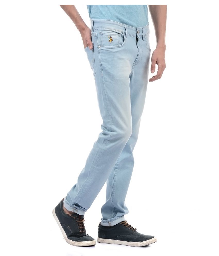 U.S. Polo Assn. Light Blue Skinny Jeans - Buy U.S. Polo Assn. Light ...