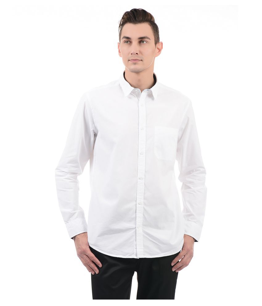 Izod White Regular Fit Shirt - Buy Izod White Regular Fit Shirt Online ...