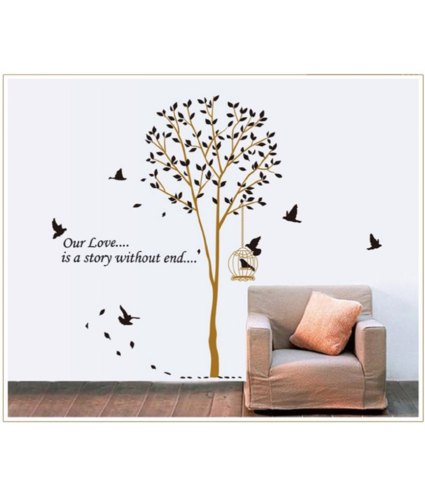     			Jaamso Royals Cage under the Tree Nature Nature PVC Sticker