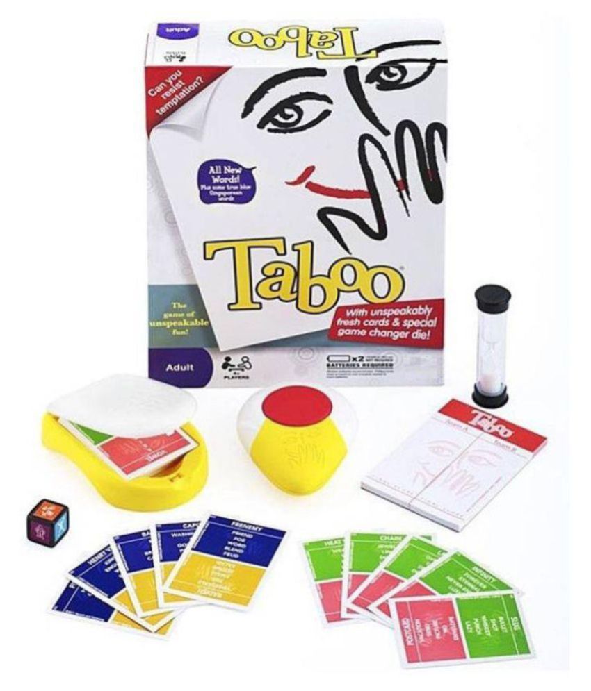 Assemble Taboo The Game Of Unspeakable Fun With Fresh