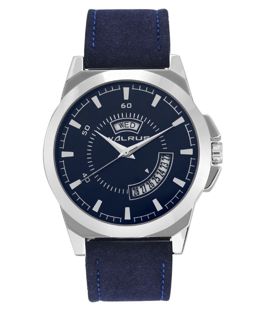     			Walrus Lewis Blue Color Analog Men Watch- WWM-LWS-030307