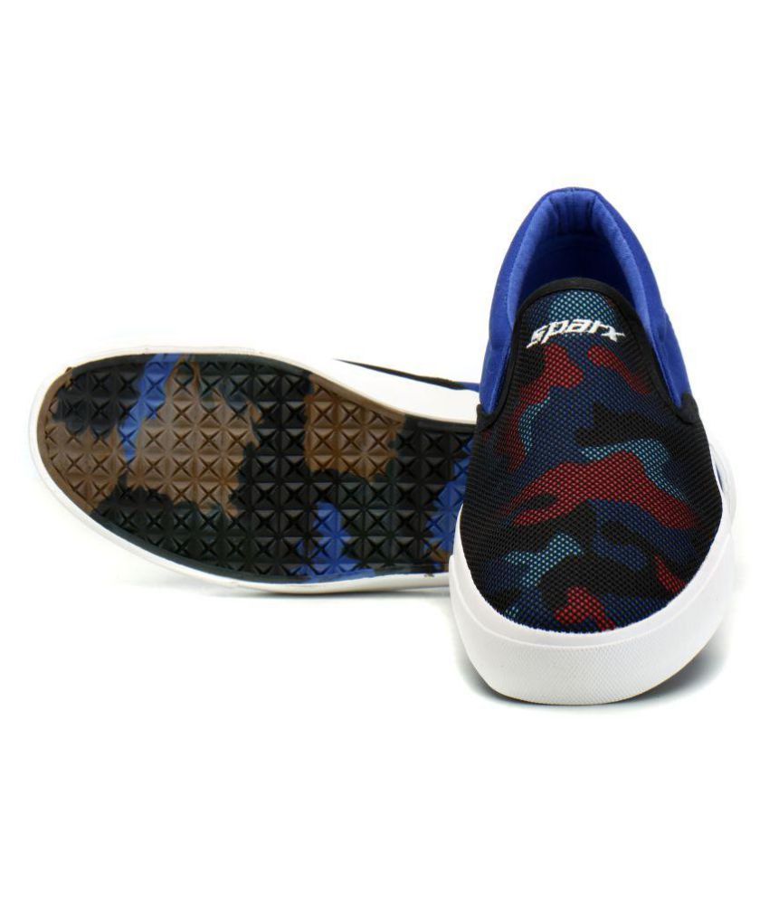 sparx men's mesh loafers