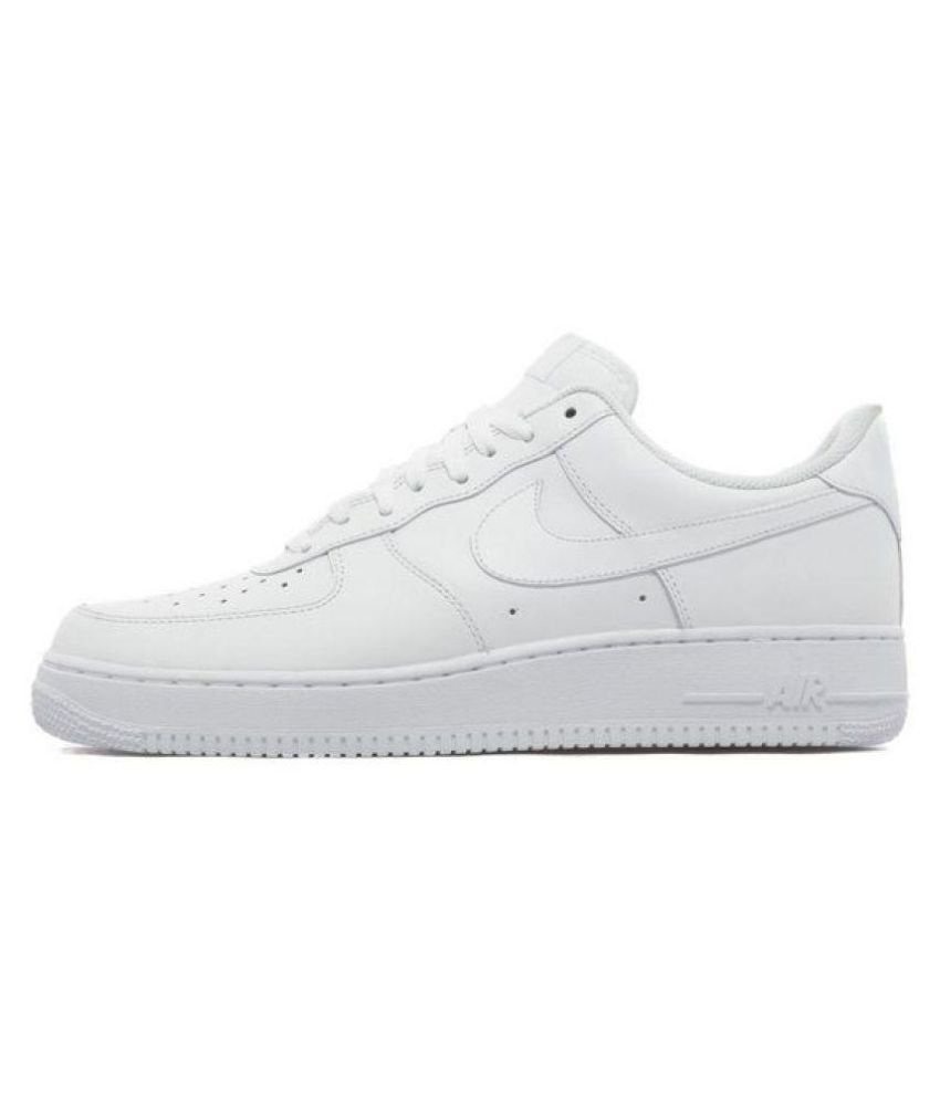 nike airforce white casual shoes