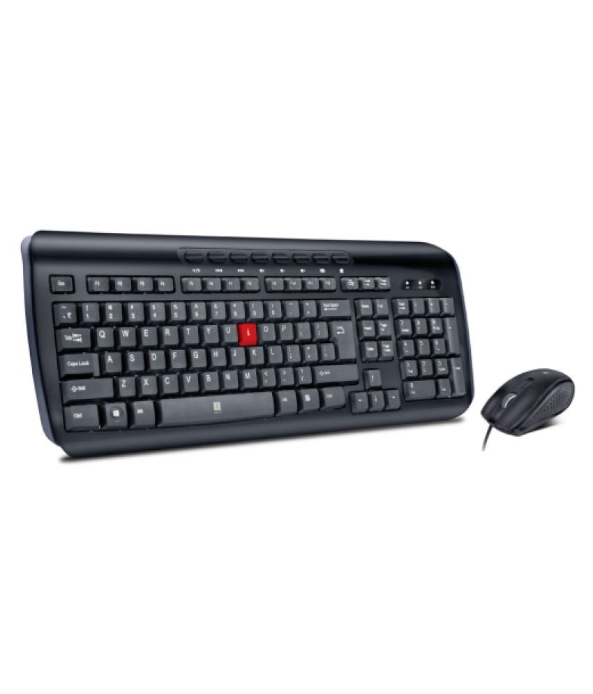     			iBall Shiny MM V2.0 Black USB Wired Keyboard Mouse Combo