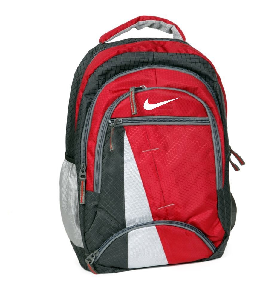 grey nike school bag