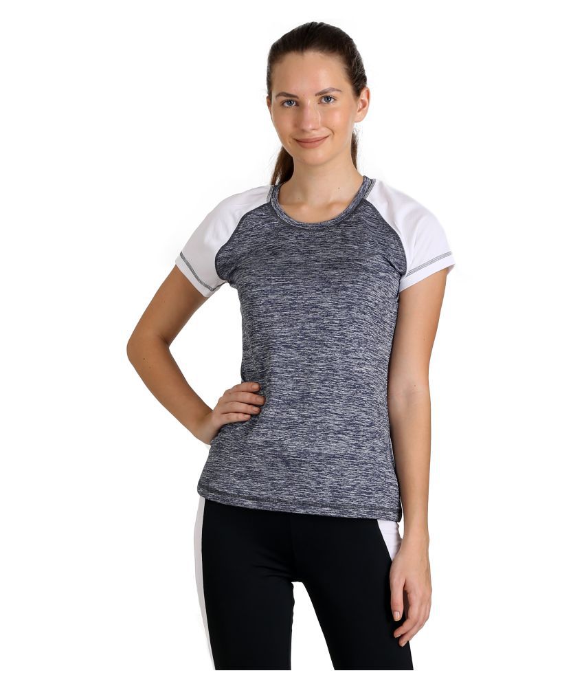 Buy Flingr Polyester Blend T Shirts - Grey Online at Best Prices in ...
