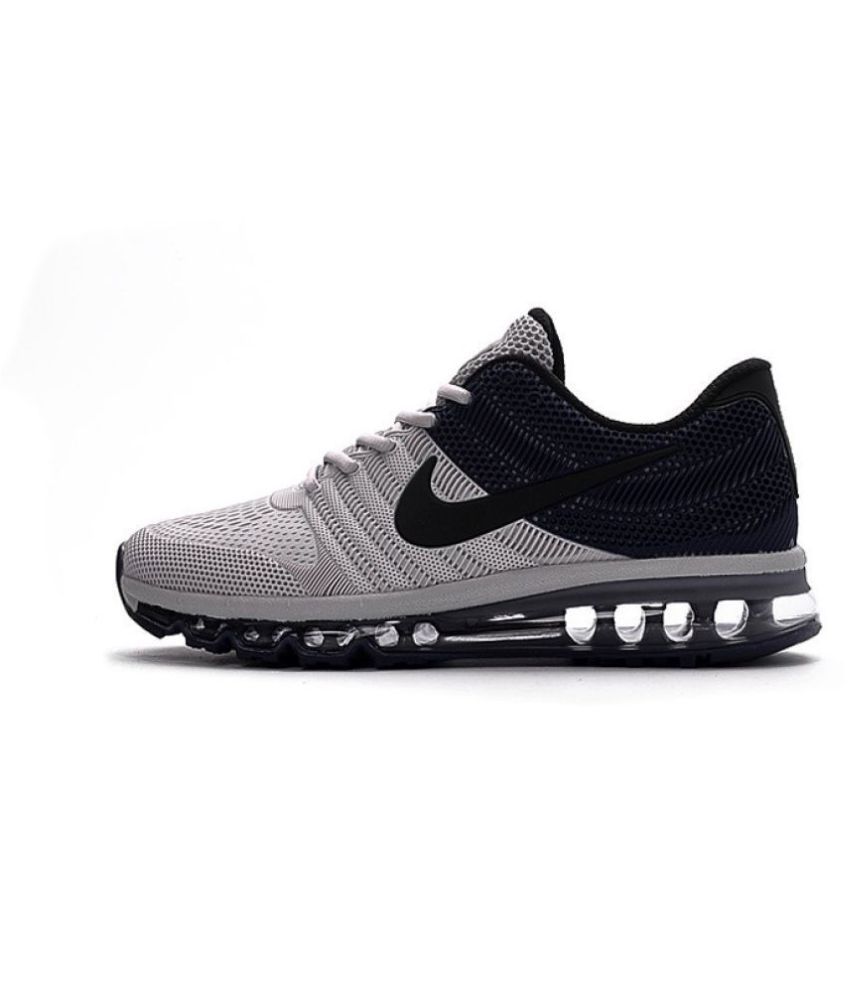 Nike Airmax 2017 KPU Gray Running Shoes - Buy Nike Airmax 2017 KPU Gray  Running Shoes Online at Best Prices in India on Snapdeal
