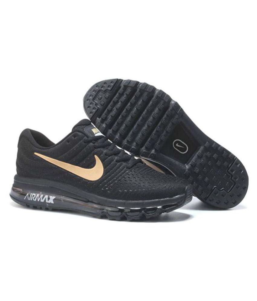 nike sports shoes in black colour