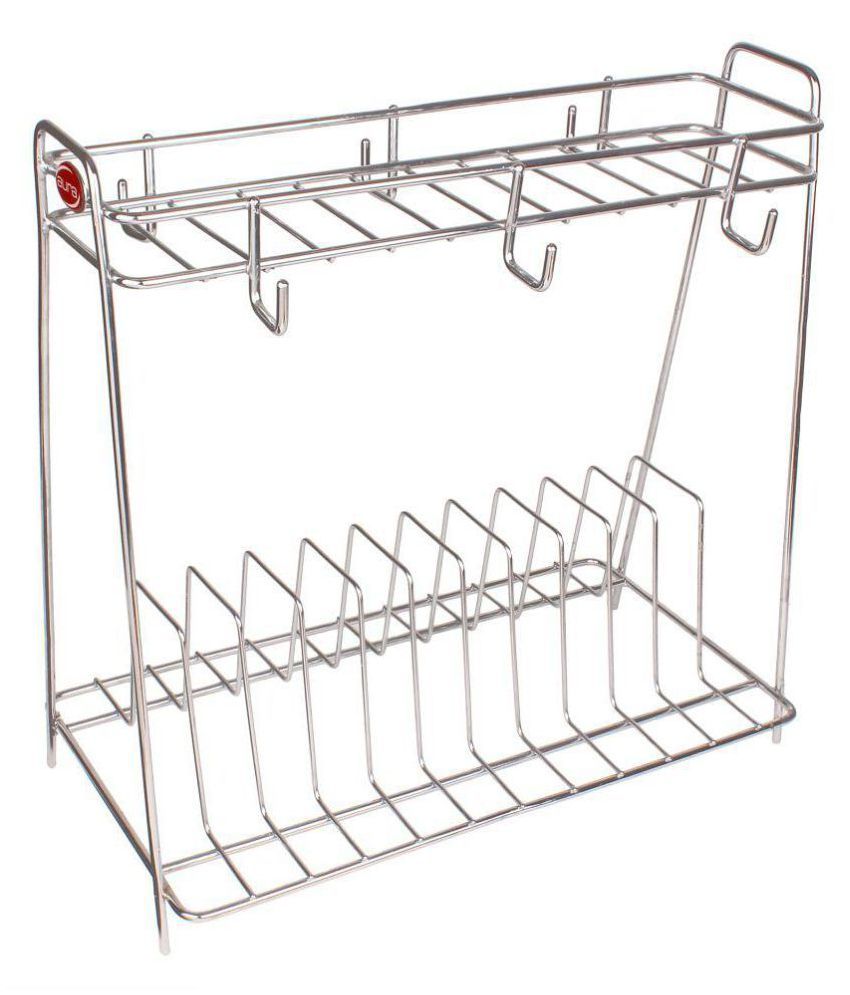 Buy Aura Stainless Steel Plate Holder Online at Low Price in India