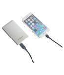 Callmate Metal Pumi 4000 -mAh Li-Polymer Power Bank Silver