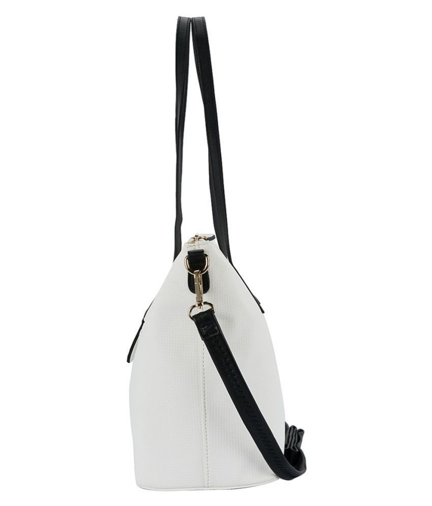 Lavie White Faux Leather Shoulder Bag - Buy Lavie White Faux Leather ...