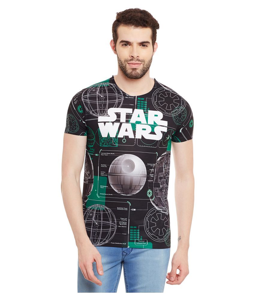 Star Wars Black Round T-Shirt Pack of 1 