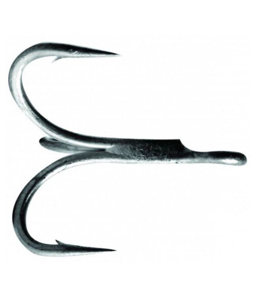 Mustad In-Line 4ex Strong Treble Durasteel-36330NP Pack of 6 Pcs Fishing Hook Size 1: Buy Online ...