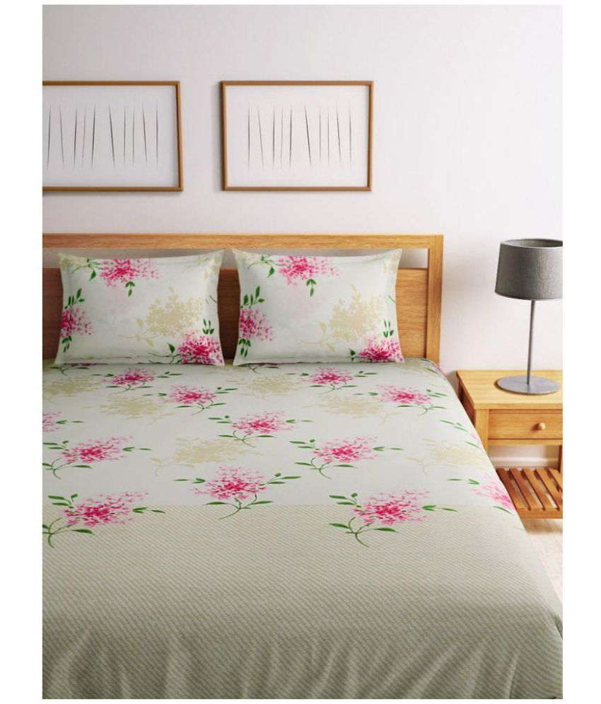 Raymond Cotton Double Bedsheet with 2 Pillow Covers Buy Raymond