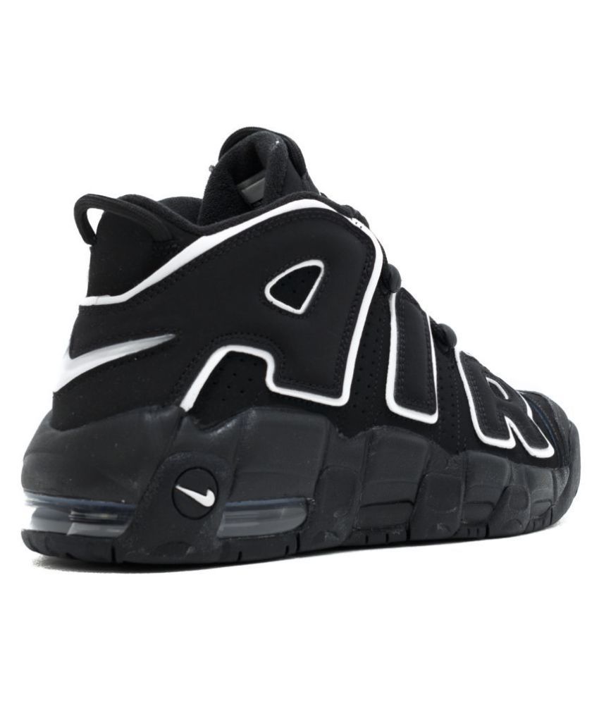 Nike Air UpTempo Black Basketball Shoes: Buy Online at Best Price on  Snapdeal