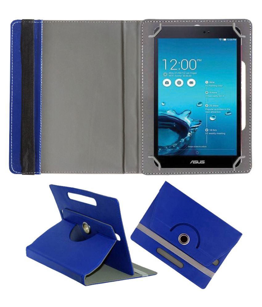 Asus Memo Pad 8 Me581Cl Flip Cover By Fastway Blue Cases & Covers