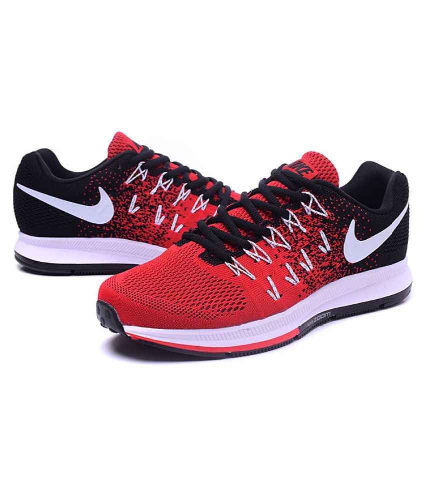 Nike Air Zoom Pegasus 33 Red Running Shoes - Buy Nike Air Zoom Pegasus ...