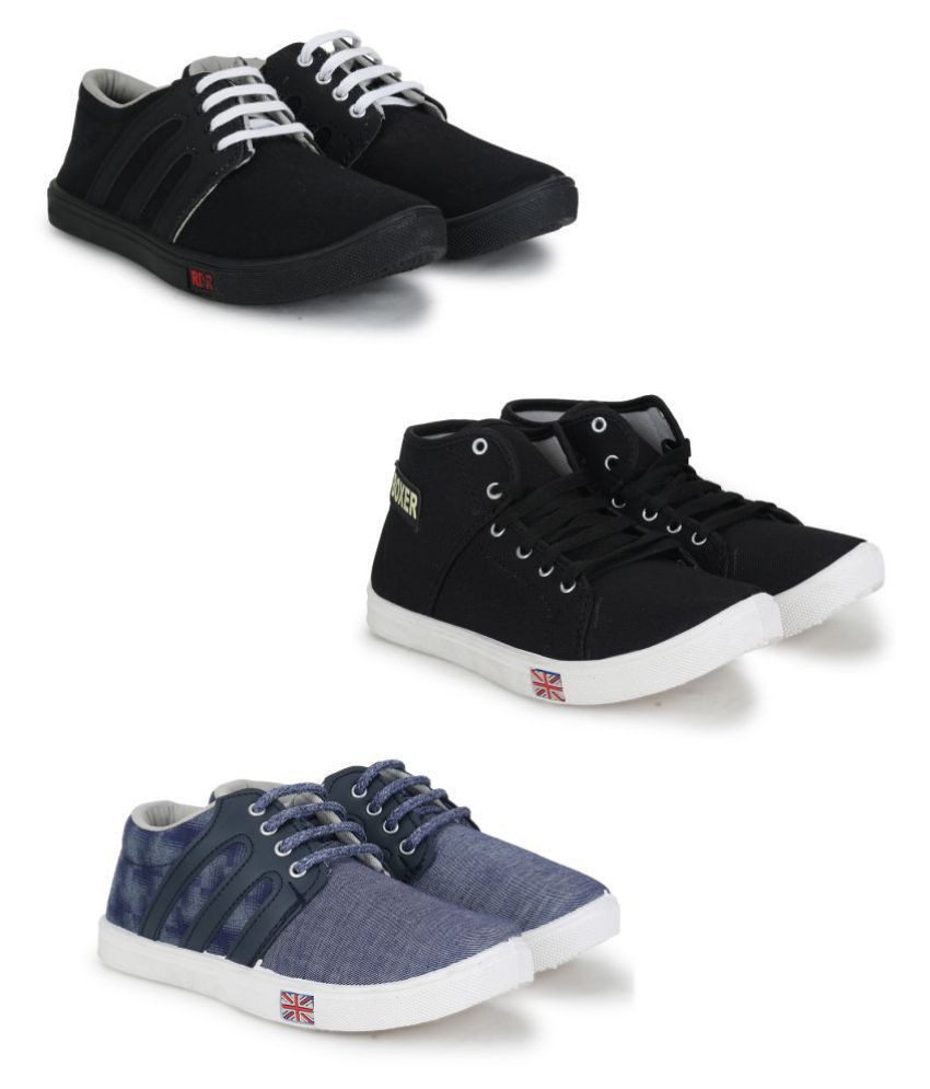 Treadfit Multi Color Casual Shoe Combo - Buy Treadfit Multi Color ...