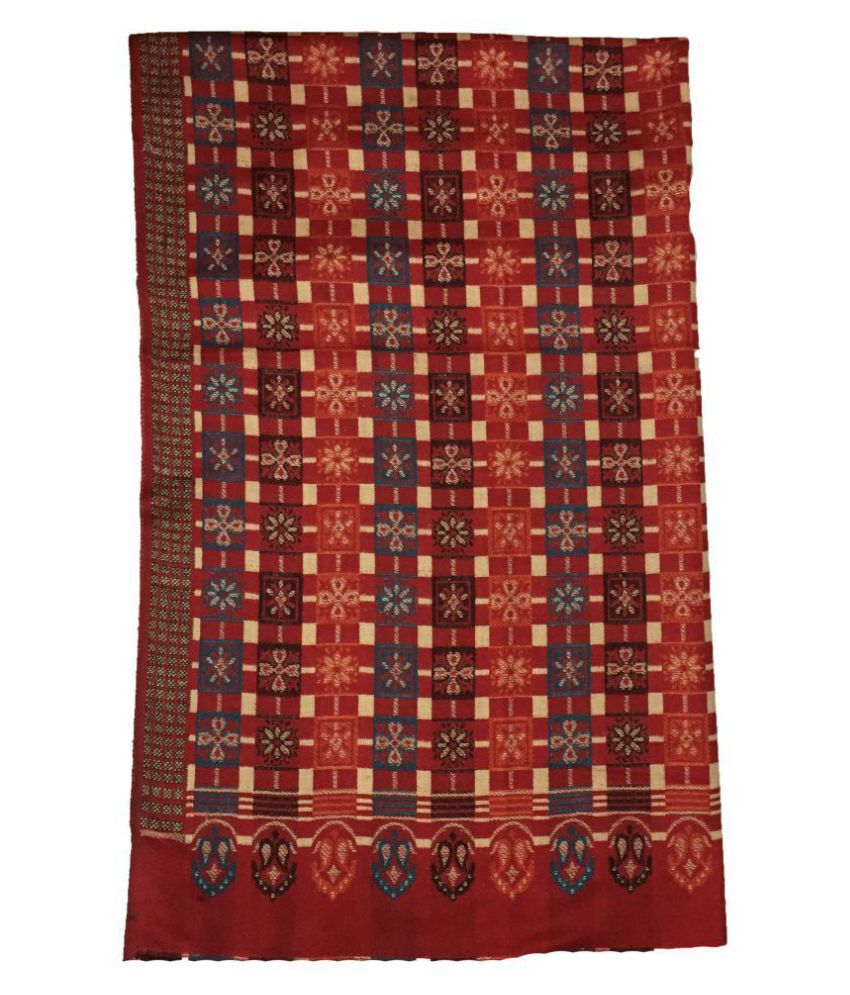 Kashmiri Shawls Red LoomWoven Shawl Price in India Buy Kashmiri