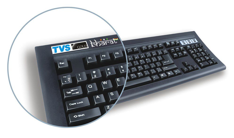     			TVS GOLD Desktop Keyboard with Long life Mechanical Switch (ps2- Black)