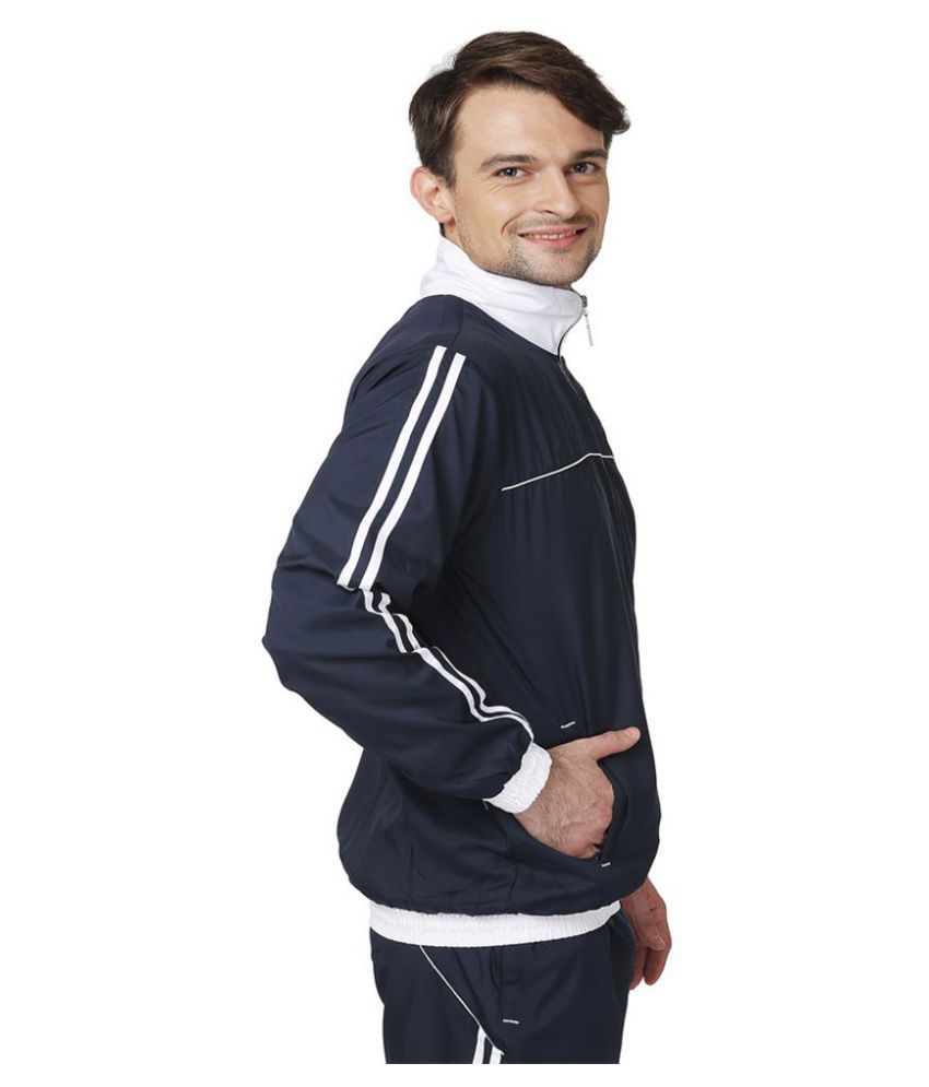 navy swoosh tracksuit