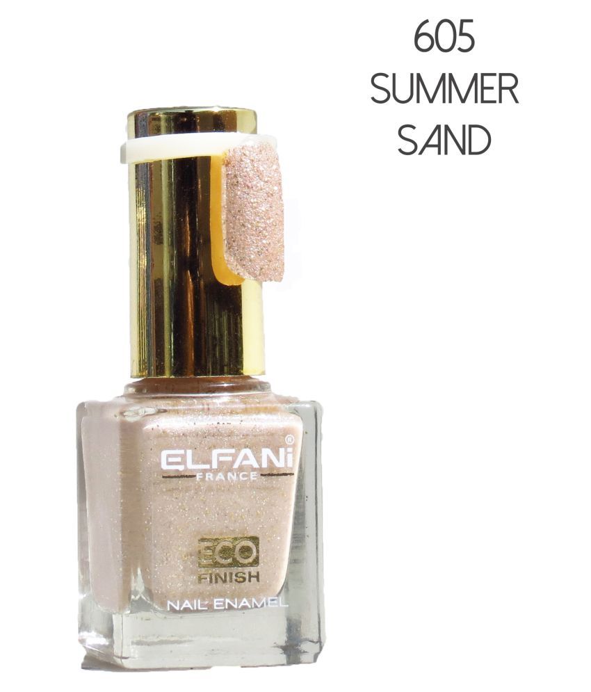     			Elfani Nail Polish Snow Coat Textured Beige 9 mL