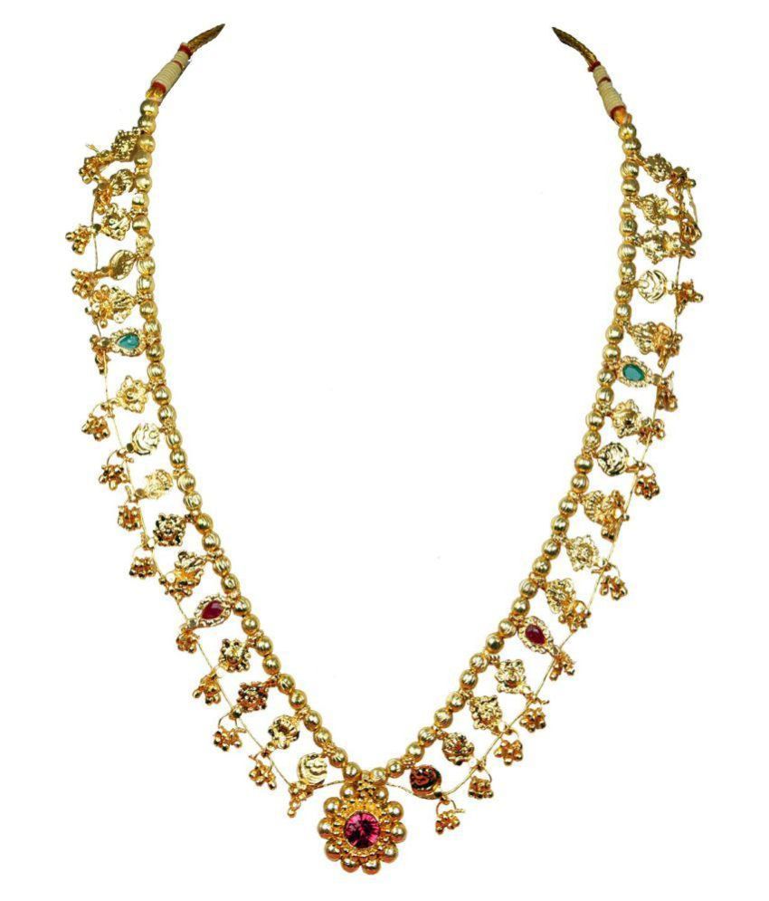 Soubhagya jewellers kolhapuri 16 panadi saaj and traditional thushi ...