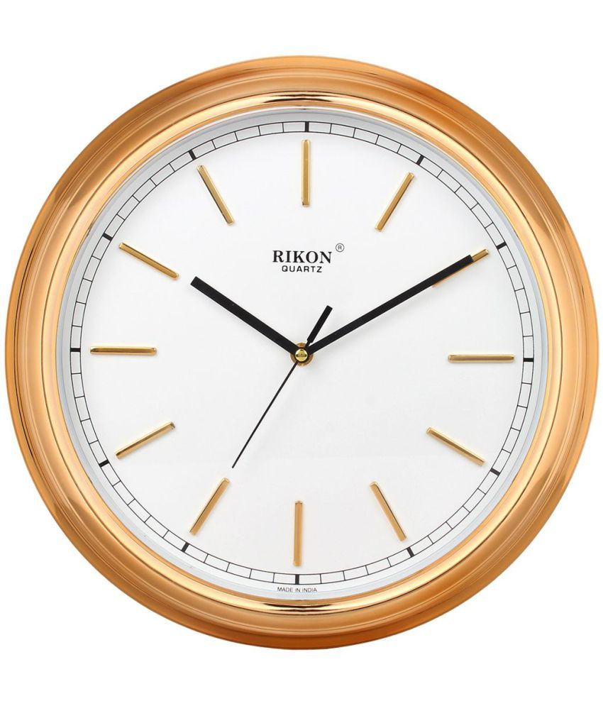 RIKON Circular Analog Wall Clock 25 cms Pack of 1 Buy RIKON Circular