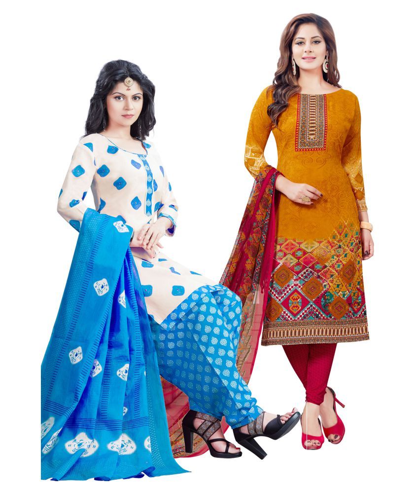 synthetic salwar material