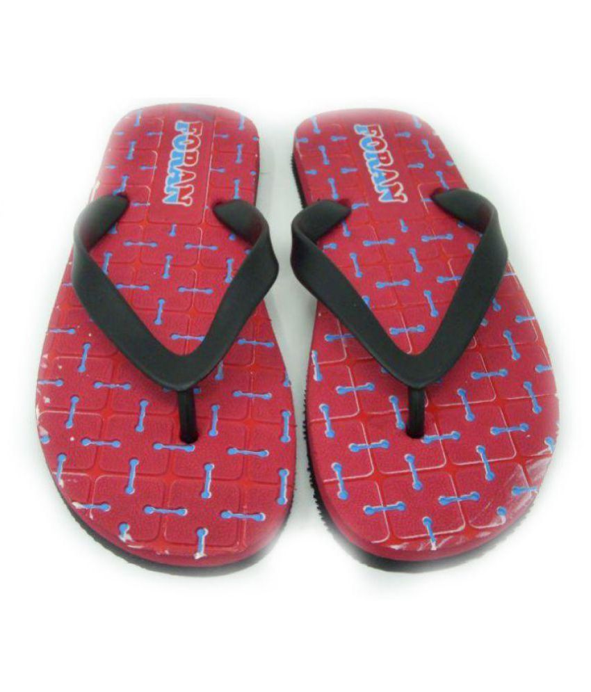 red ford slippers price