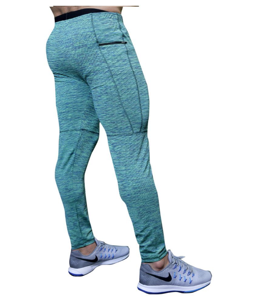 green nike compression pants