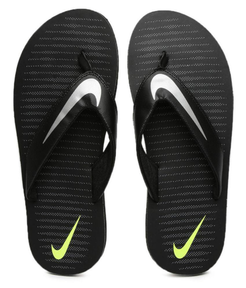 Nike Black Thong Flip Flop Price in India- Buy Nike Black Thong Flip ...