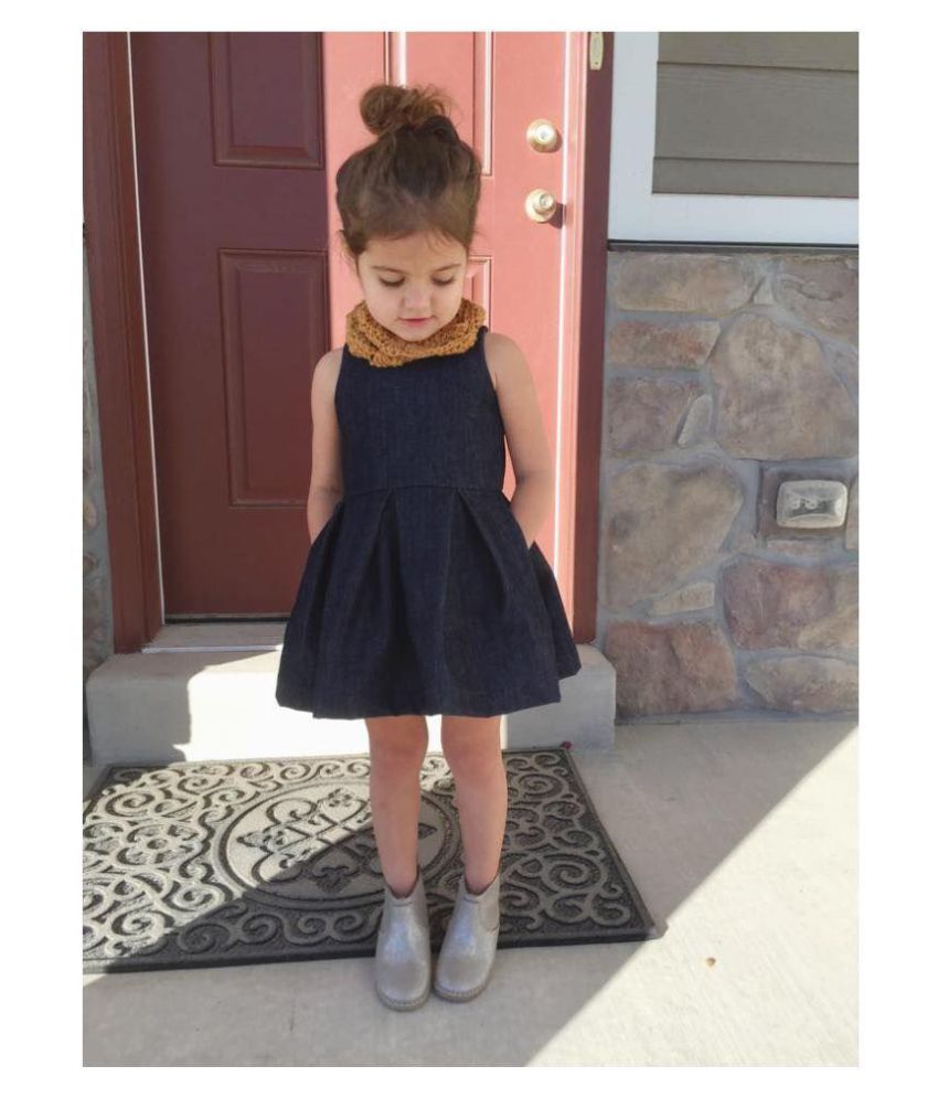 black colour dress for baby girl