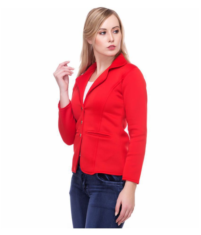 Buy Broadstar Woollen Red Blazers Online at Best Prices in India - Snapdeal