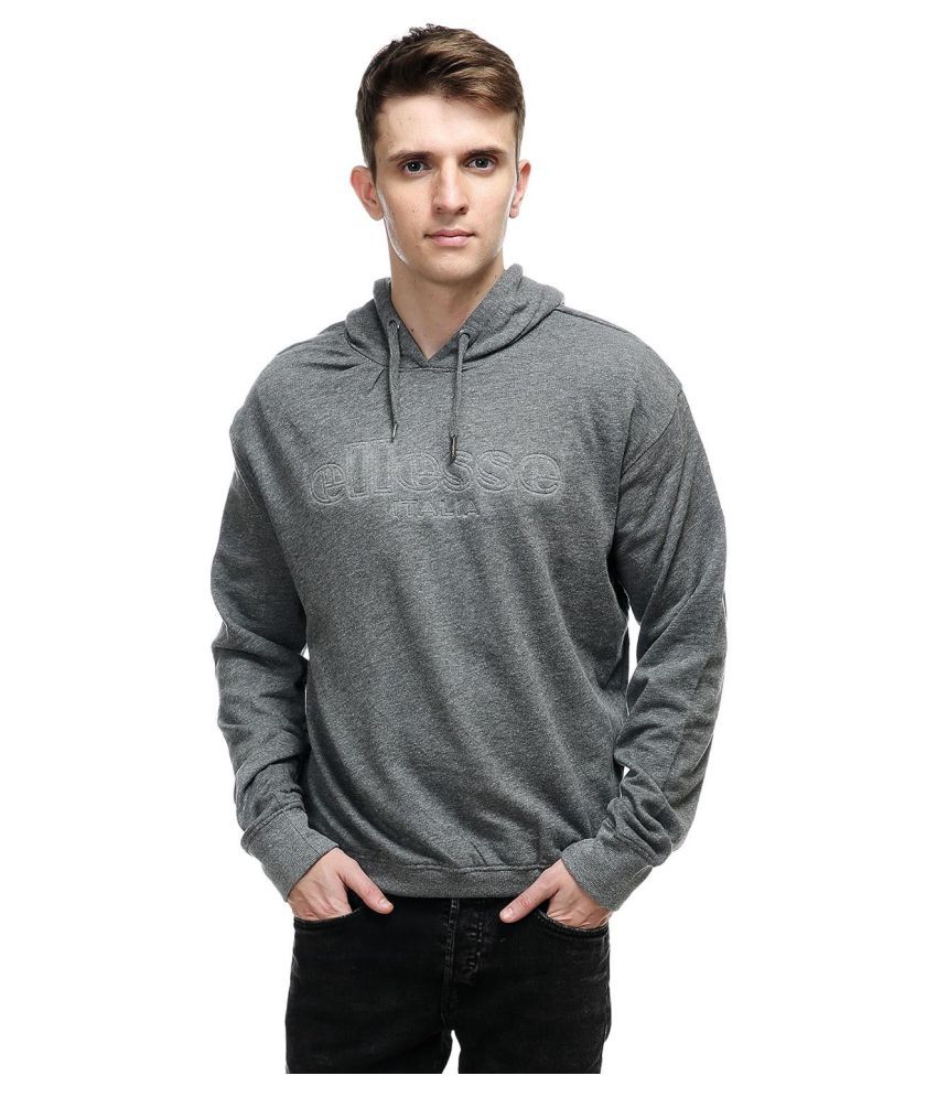     			KOTTY Grey Hooded Sweatshirt